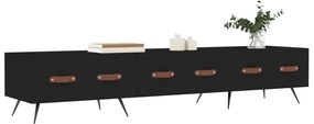 vidaXL Έπιπλο Τηλεόρασης Μαύρο 150 x 36 x 30 εκ. Επεξεργασμένο Ξύλο