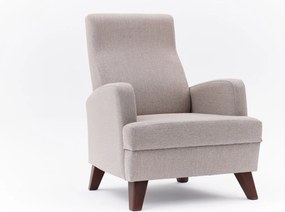 Πολυθρόνα Μπεζ ALY 87x76x91