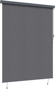 vidaXL Ρόλερ (στόρι) Ανθρακί 220 x 250 cm Ύφασμα και Αλουμίνιο
