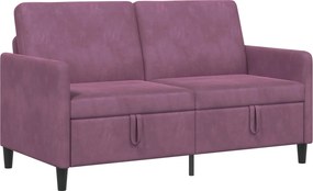 vidaXL Καναπές με Αποθήκευση Μοβ 152 x 78 x 87 εκ Πολυεστέρας