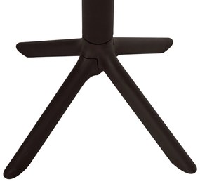 ΤΡΑΠΕΖΙ ΠΟΛΥΠΡΟΠΥΛΕΝΙΟΥ ΣΤΡΟΓΓΥΛΟ TERRIN HM6124.13 ΚΑΦΕ Φ60x75Υεκ. (1 Τεμμάχια)