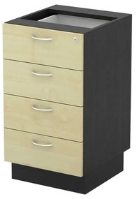 EXECUTIVE Συρταριέρα Επέκτασης Dark Grey - Beech