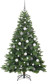 vidaXL Τεχνητό Χριστουγεννιάτικο Δέντρο Πράσινο 180 cm ΠΕ και PVC