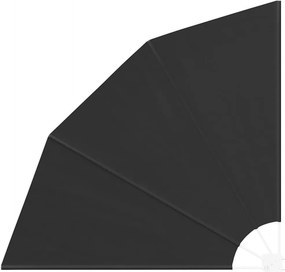 vidaXL Αδιάφανο σκίαστρο μπαλκονιού 140 x 140 cm Πολυεστέρας Ανθρακί