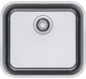 Franke Smart SRX 110-45 Υποκαθήμενος Ανοξείδωτος Νεροχύτης 48,2x43,2cm Βουρτσισμένο Inox