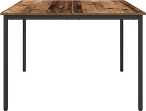 vidaXL Τραπεζαρίες 110 x 110 x 75 cm ΜΕΤΑΛΛΟ