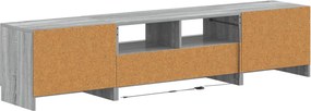 vidaXL 5 Τεμάχια LED Τηλεοπτικού Ντουλαπιού Γκρι Sonoma