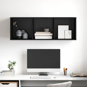 vidaXL Ντουλάπι TV Μαύρη δρυς 37 x 37 x 107 εκ Επεξεργασμένο ξύλο