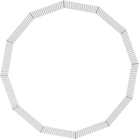 vidaXL Περίφραξη Ζώων Ελεύθερης Βοσκής 12 Πάνελ 54x60 εκ. Γαλβ. Σίδερο