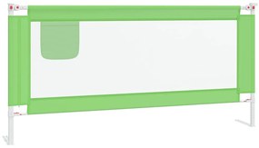 Μπάρα Κρεβατιού Προστατευτική Πράσινη 190 x 25 εκ. Υφασμάτινη - Πράσινο
