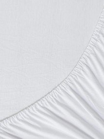 Σεντόνι Μακό Ημίδιπλο με Λάστιχο Για Στρώμα 120x200+40 - Tender White 5206482140660