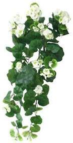Τεχνητό Κρεμαστό Φυτό Βιγόνια 00-00-14543-2 75cm Green-Ecru Marhome Συνθετικό Υλικό