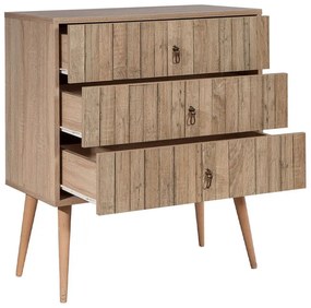 Συρταρτιέρα Soho Megapap χρώμα sonoma 80x40x90εκ.