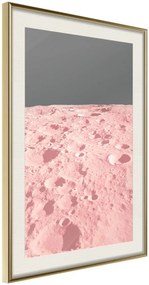 Αφίσα - Pastel Craters - 40x60 - Χρυσό - Με πασπαρτού