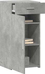 vidaXL Ντουλάπι Γκρι Σκυροδέματος 45x42,5x93 εκ. Επεξεργασμένο Ξύλο