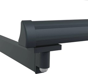 vidaXL Manual Awning Frame 3 x 2 m Ανθρακί Powder-Coated Aluminium