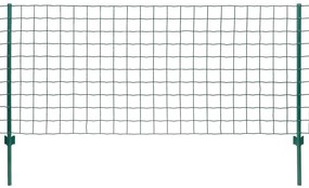 vidaXL Συρματόπλεγμα Σετ Πράσινο 20 x 1 μ. Ατσάλινο