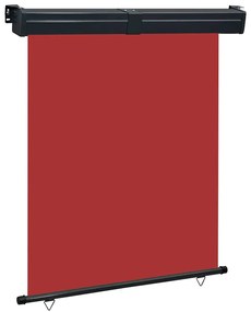vidaXL Σκίαστρο Βεράντας Πλαϊνό Κόκκινο 145 x 250 εκ.