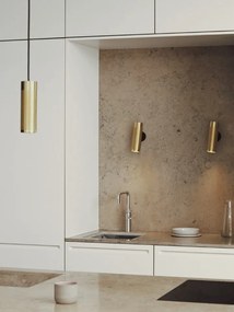 Απλίκα Τοίχου Σποτ Patrone 20cm GU10 ⌀6cm Μπρονζέ