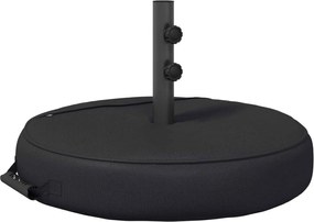 vidaXL Βάση ομπρέλας βεράντας 50 x 50 cm Ατσάλι Μαύρο