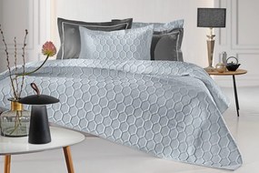 Σετ Κουβερλί Microsatin King Size 250x240εκ. Hive Silver Guy Laroche