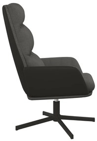 vidaXL Πολυθρόνα Relax Σκούρο Γκρι Υφασμάτινη