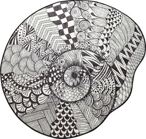 Bathmat More 100 Black
White