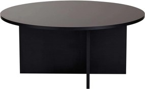 Τραπεζάκι Σαλονιού Ξύλο Μαύρο SELLO 90x90x40