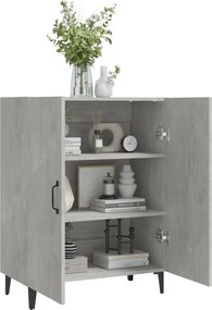 vidaXL Ντουλάπι Γκρι Σκυροδέματος 70 x 34 x 90εκ. Επεξεργασμένο Ξύλο