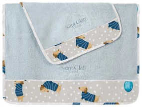 Βρεφικές Πετσέτες (Σετ 2τμχ) Saint Clair Pet Blue