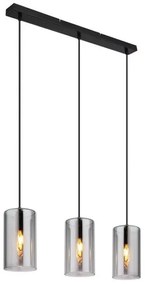 Κρεμαστό Φωτιστικό Οροφής 3xE14 Μαύρο Olly 21002-3H Globo Lighting-21002-3H-Μαύρο 21002-3H