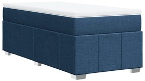 ΚΡΕΒΑΤΙ BOXSPRING ΜΕ ΣΤΡΩΜΑ ΜΠΛΕ 90X190 ΕΚ.ΥΦΑΣΜΑΤΙΝΟ 3285441