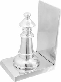 vidaXL Βιβλιοστάτες 2 pcs Ασημί 11 x 12 x 19,5 εκ. Αλουμίνιο