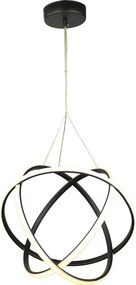 Φωτιστικό Οροφής LED 3 CCT Heronia Atomic/40 01-0406 Black