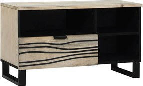 vidaXL Μονάδες TV 80 x 33 x 46 εκ Λευκό Επεξεργασμένο Ξύλο