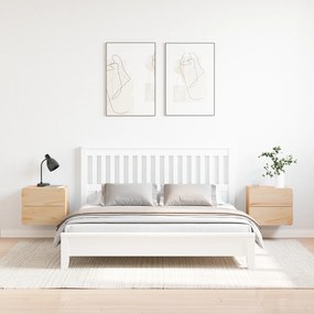 vidaXL Κομοδίνο 2 pcs Καφέ 39 x 34 x 33 εκ. Μασίφ ξύλο πεύκου