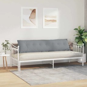 vidaXL Μαξιλάρι Πλάτης Ανοιχτό γκρι 200 x 50 x 19 cm ύφασμα