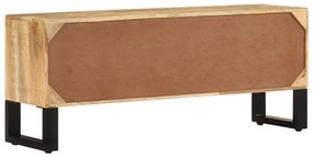 vidaXL Έπιπλο Τηλεόρασης 110 x 30 x 45 εκ. από Ακατέργαστο Ξύλο Μάνγκο