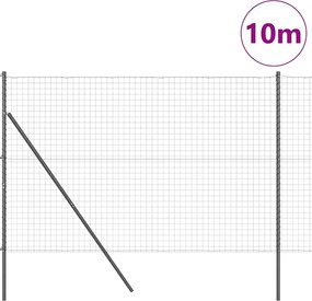 vidaXL Φράχτης Συρμάτινου Φράχτη 10 x 1,5 μ (Π x Υ)