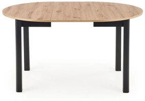 RINGO ext. table artisan oak / black DIOMMI V-PL-RINGO-ST-ARTISAN/CZARNY