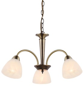 Φωτιστικό Οροφής Τρίφωτο Aca Byron DLX7393BR Bronze