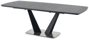 FANGOR extension table, color: top - dark grey, legs - black DIOMMI V-CH-FANGOR-ST