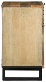vidaXL Κομοδίνο 50x33x60 cm από Μασίφ Ξύλο Μάνγκο