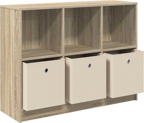 vidaXL Πλαϊνό γραφείο Δρύς Sonoma 102 x 32 x 73,5 εκ