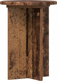 vidaXL Βάση φυτών 2 pcs Παλαιωμένο ξύλο Ø29,5 x 40 εκ.