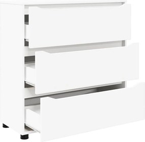 vidaXL Ντουλάπι αποθήκευσης Λευκό 80 x 31 x 81 εκ Επεξεργασμένο ξύλο