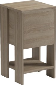 Κομοδίνο Reppo pakoworld sonoma 30x30x55εκ