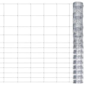 Συρματόπλεγμα Περίφραξης Ασημί 50 x 1,5 μ. Γαλβανισμένο Ατσάλι - Ασήμι