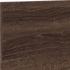 vidaXL Ντουλάπι Τοίχου Καφέ Δρυς 100x16,5x30 εκ. Επεξεργασμένο Ξύλο