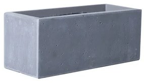 Γλάστρα Πήλινη Ορθογώνια Moody Γκρι M 60x30x30 εκ. B-6070-8 Supergreens-B-6070-8-Γκρι B-6070-8